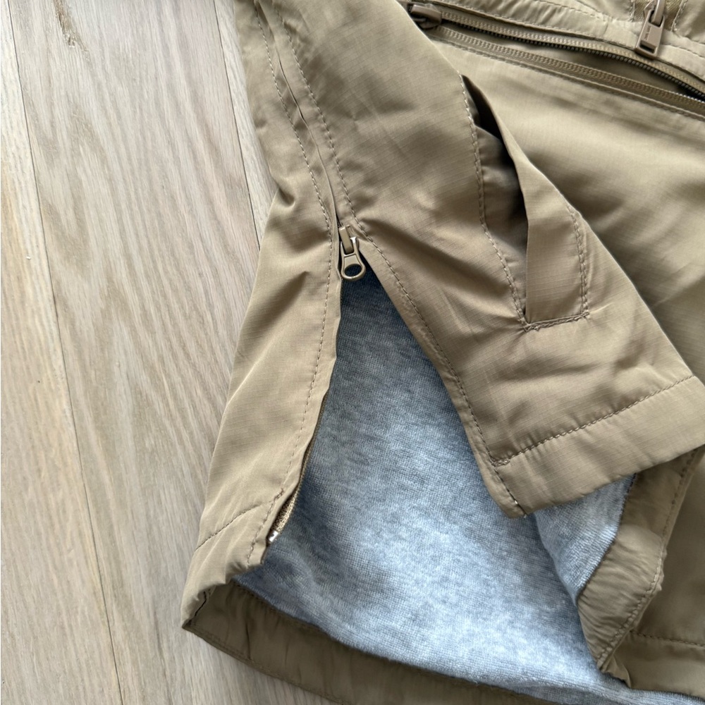 Zara Tan and Gray Hooded Jacket - Picture 4 of 6